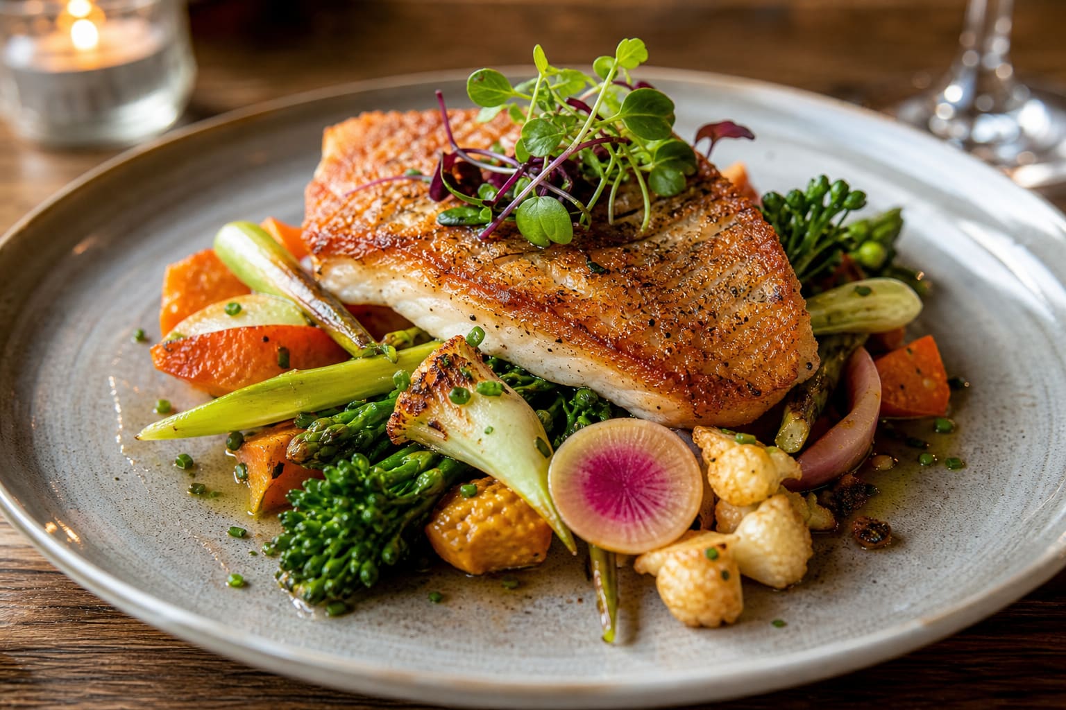 Seasonal plate at Pine & Plate