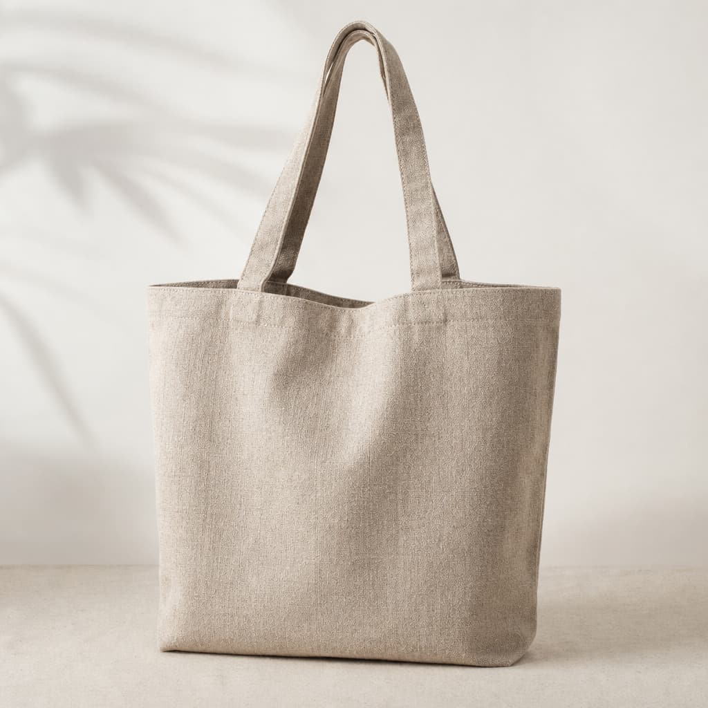 Linen tote